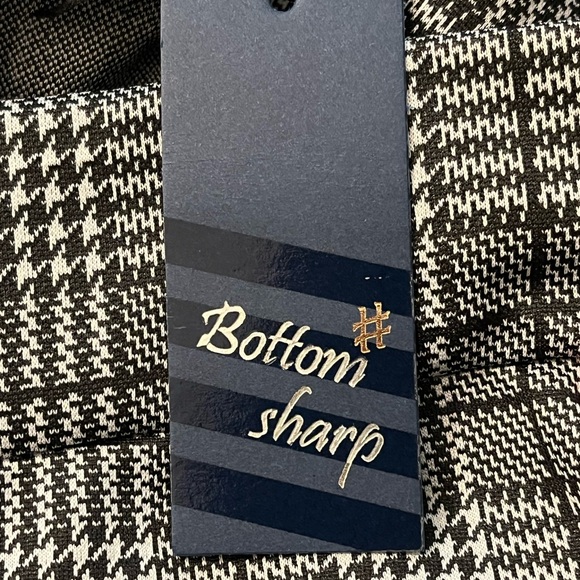 🆕Bottom Sharp black and white size L-XL Straight legged pants. NWT. - Picture 13 of 13